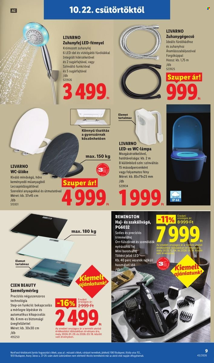 Lidl akciós újság érvényes:  - 2026.10.22 - 2026.10.28. 9. oldal Oldal 9