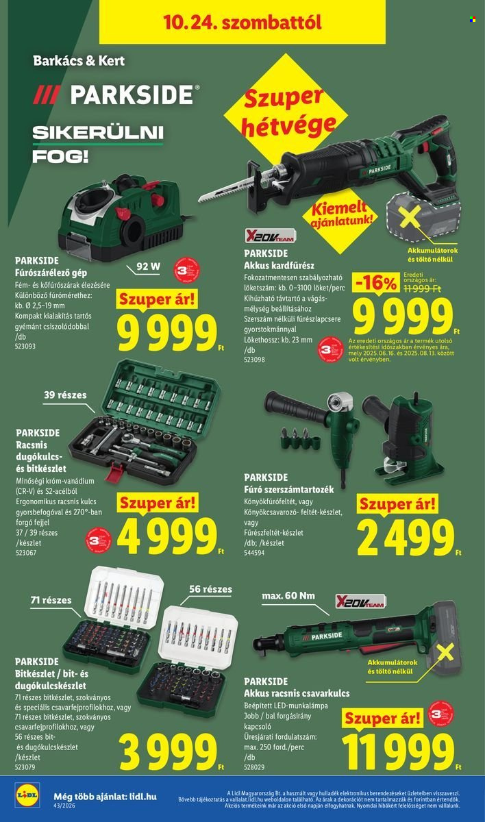 Lidl akciós újság érvényes:  - 2026.10.22 - 2026.10.28. 16. oldal Oldal 16