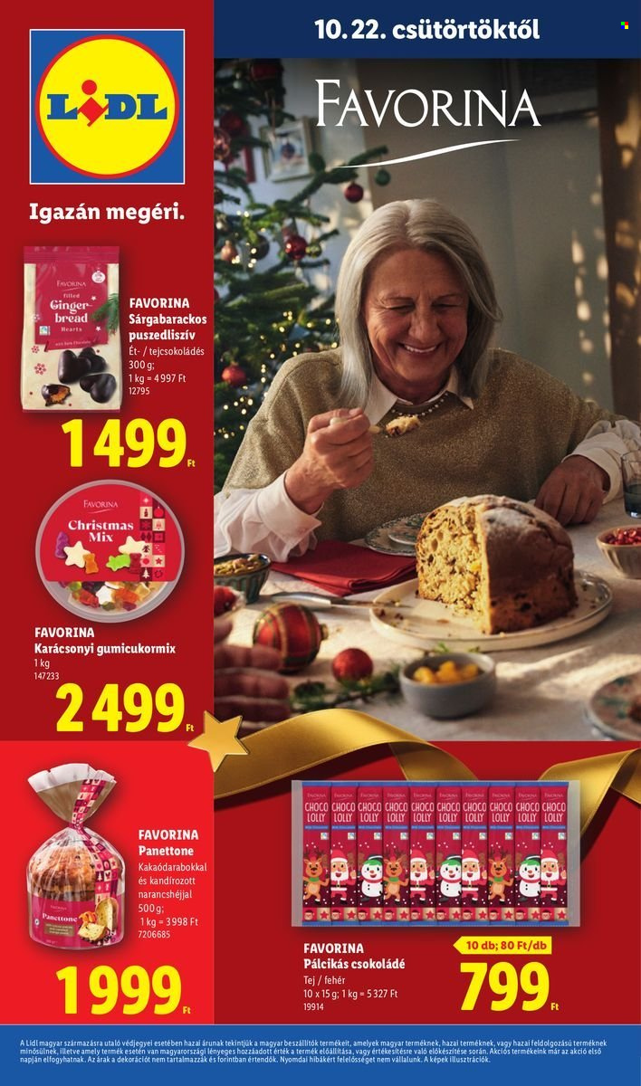 Lidl akciós újság érvényes:  - 2026.10.22 - 2026.10.28. 1. oldal Oldal 1