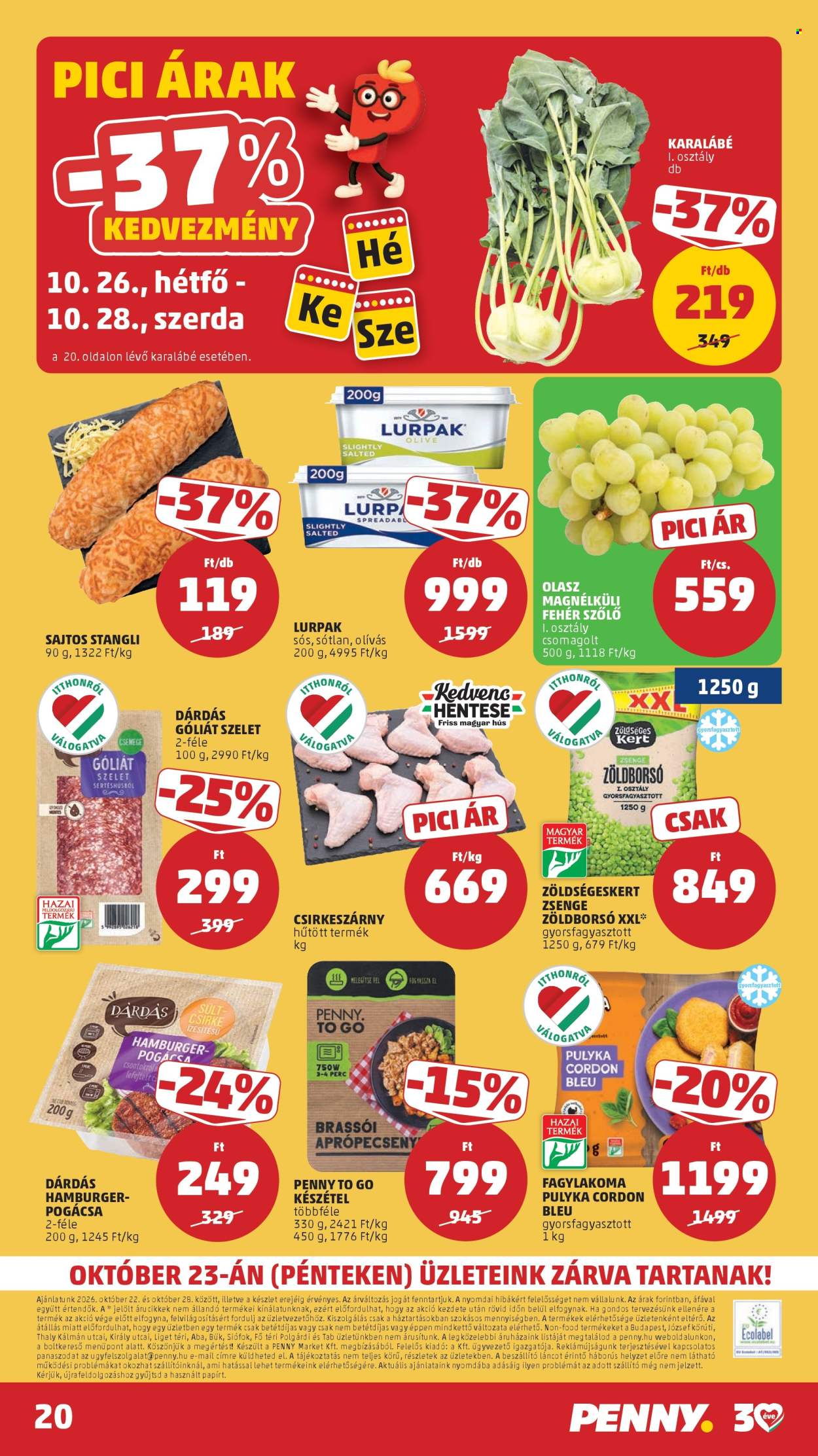 Penny Market akciós újság érvényes:  - 2026.10.22 - 2026.10.28. 24. oldal Oldal 24