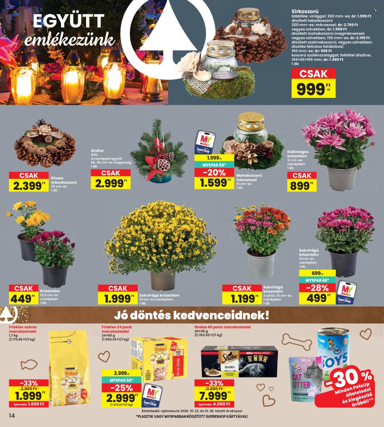 INTERSPAR akciós újság érvényes:  - 2026.10.22 - 2026.10.28. 14. oldal Oldal 14