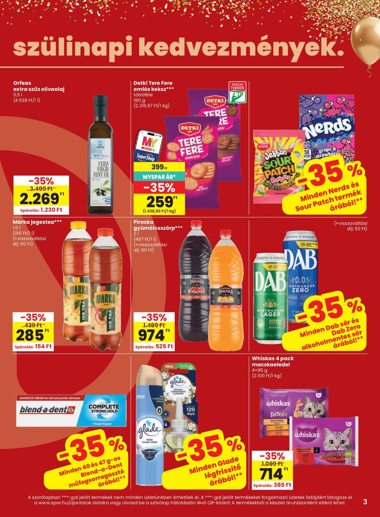 SPAR akciós újság érvényes:  - 2026.10.22 - 2026.10.28. 3. oldal Oldal 3