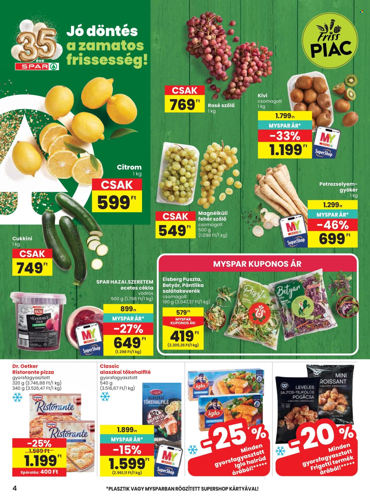 SPAR akciós újság érvényes:  - 2026.10.22 - 2026.10.28. 4. oldal Oldal 4