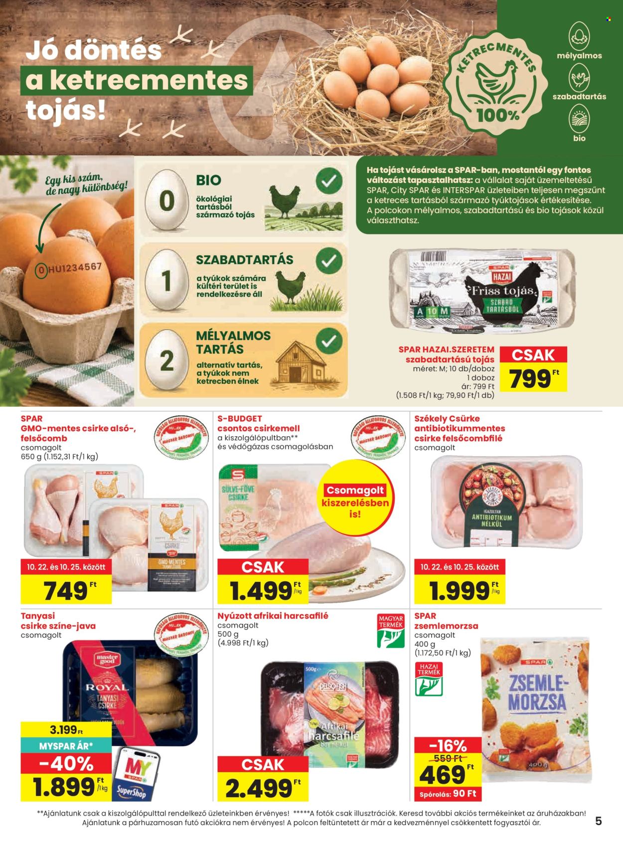 SPAR akciós újság érvényes:  - 2026.10.22 - 2026.10.28. 5. oldal Oldal 5