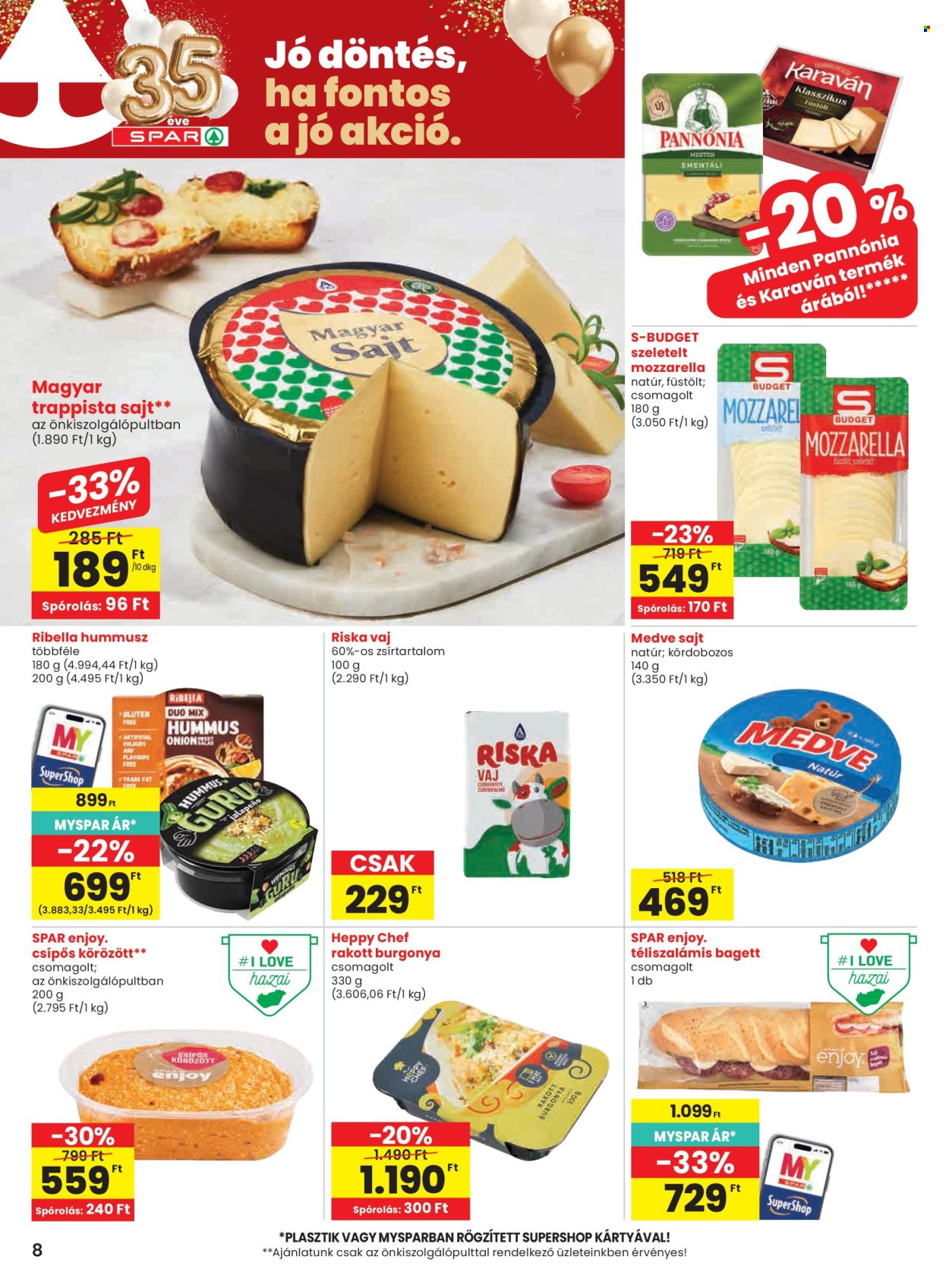 SPAR akciós újság érvényes:  - 2026.10.22 - 2026.10.28. 8. oldal Oldal 8