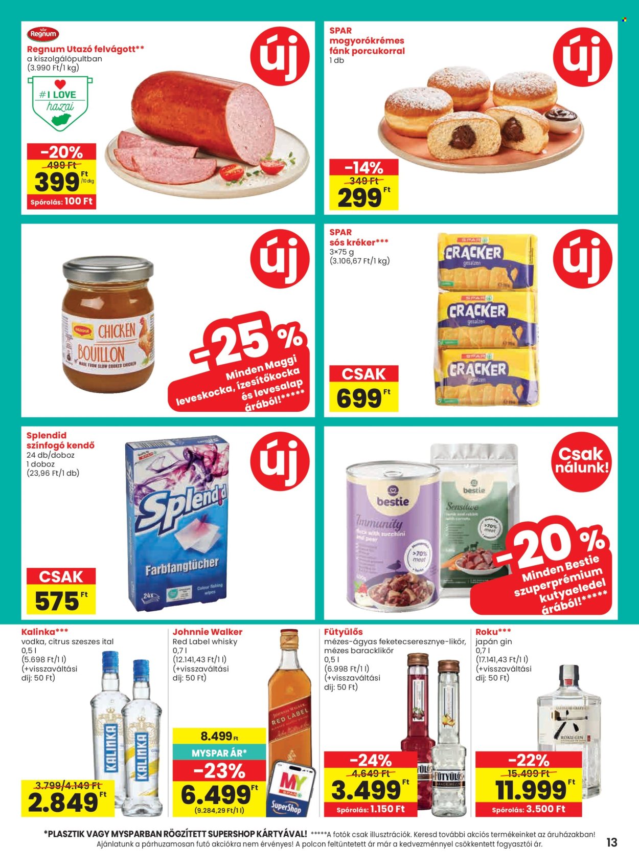 SPAR akciós újság érvényes:  - 2026.10.22 - 2026.10.28. 13. oldal Oldal 13