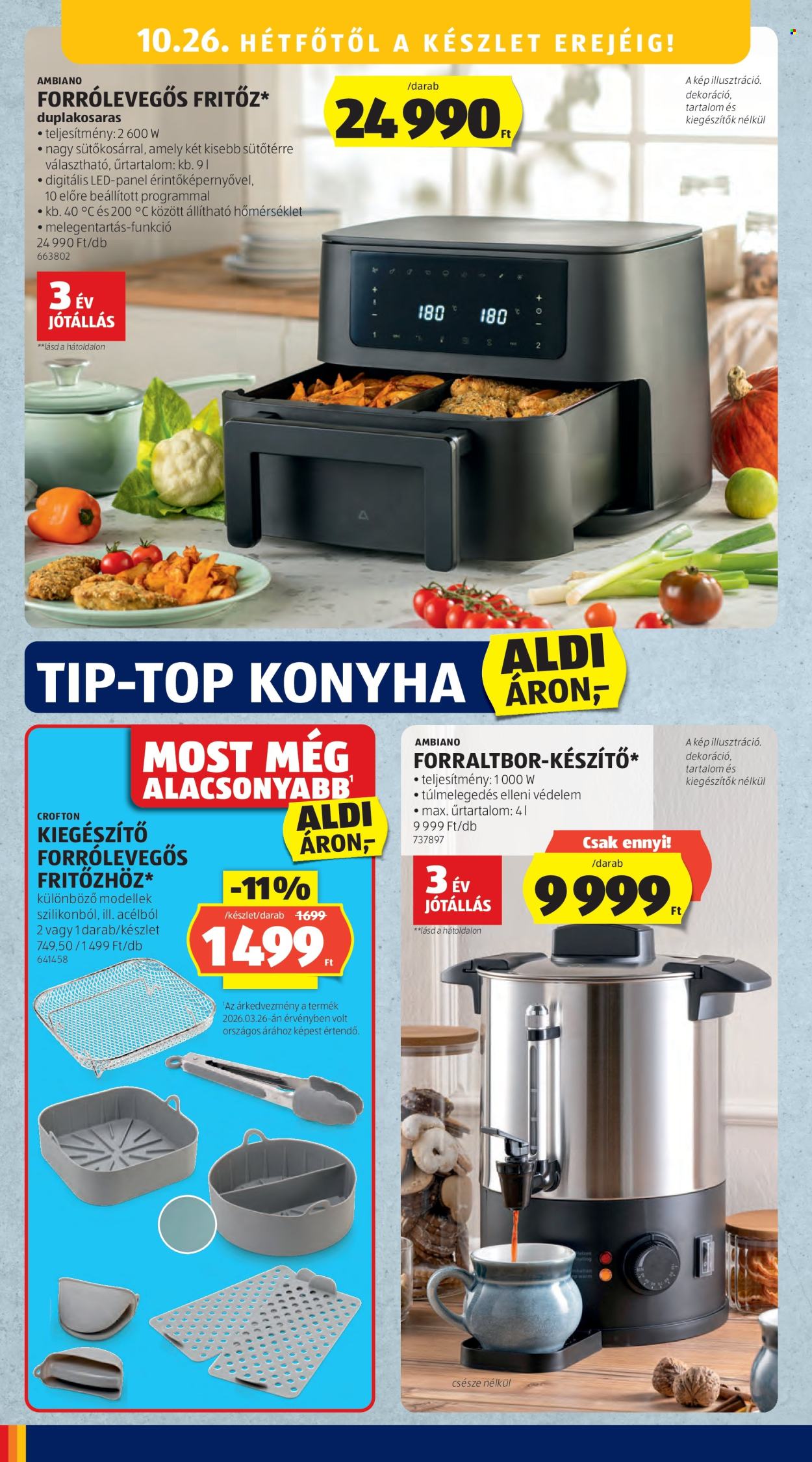 Aldi akciós újság érvényes:  - 2026.10.22 - 2026.10.28. 44. oldal Oldal 44