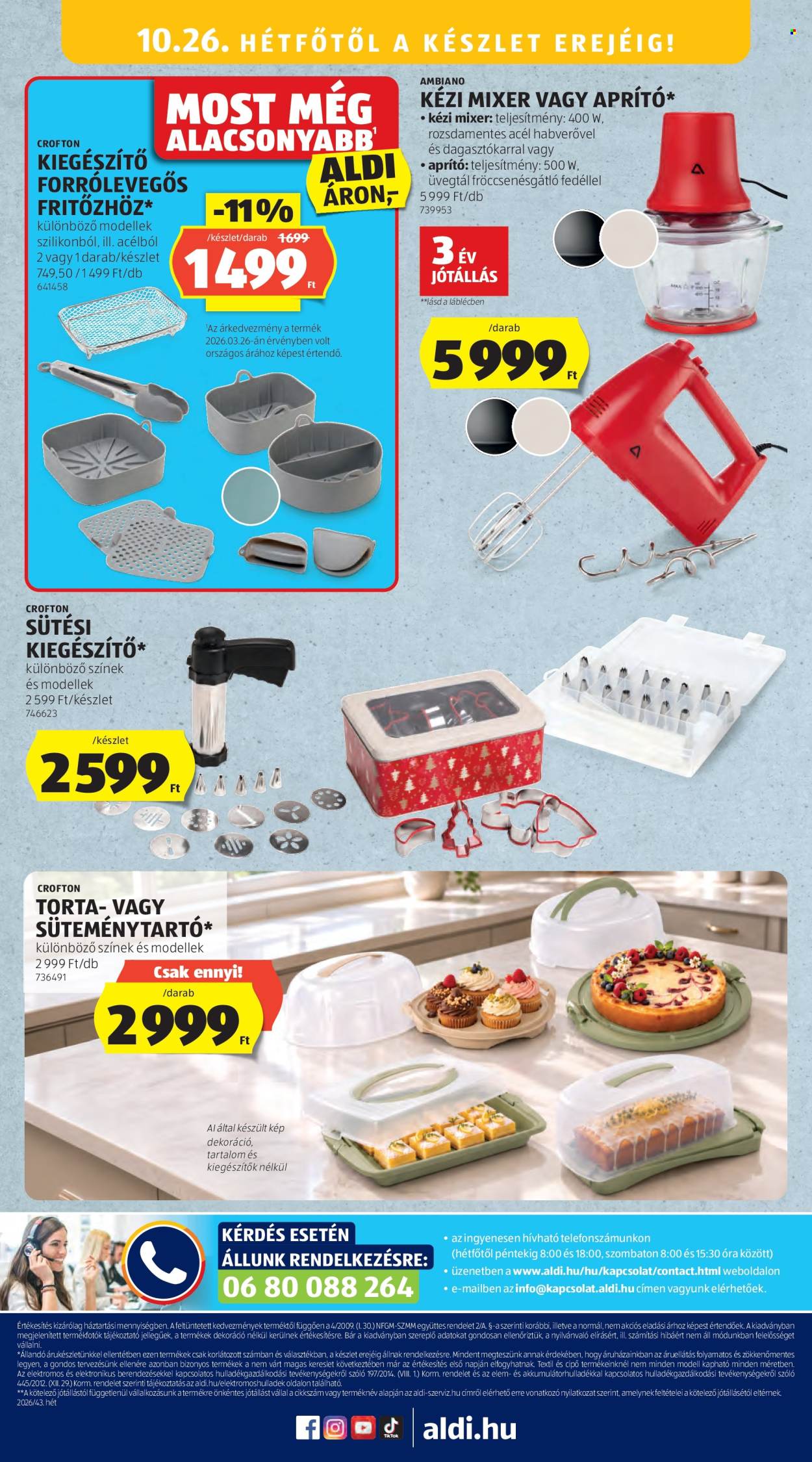 Aldi akciós újság érvényes:  - 2026.10.22 - 2026.10.28. 48. oldal Oldal 48