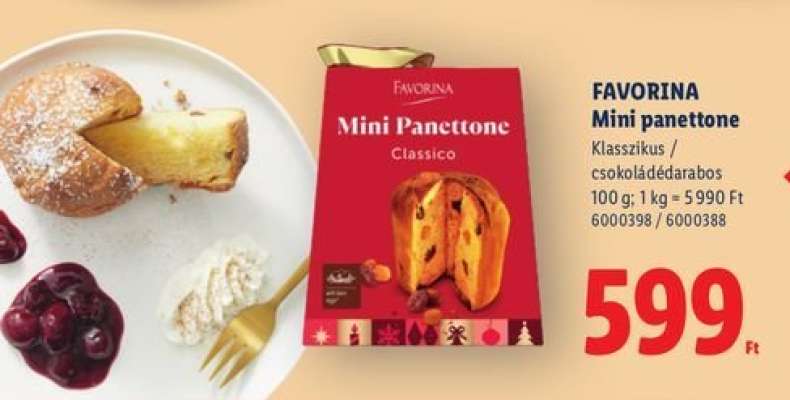 FAVORINA Mini panettone