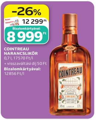 Cointreau narancslikőr