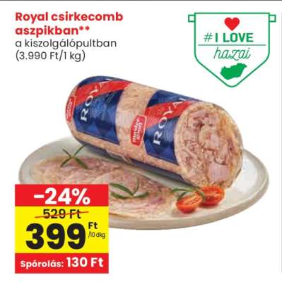 Royal csirkecomb aszpikban