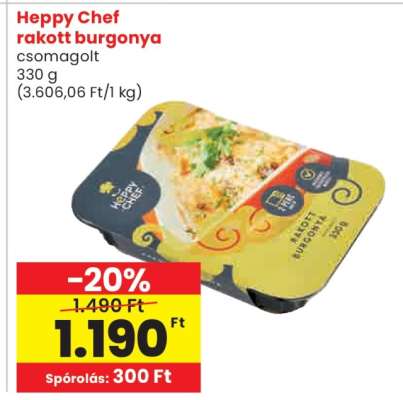 Heppy Chef rakott burgonya