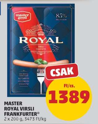 MASTER ROYAL VIRSLI FRANKFURTER