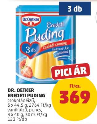 Dr. Oetker Eredeti Puding