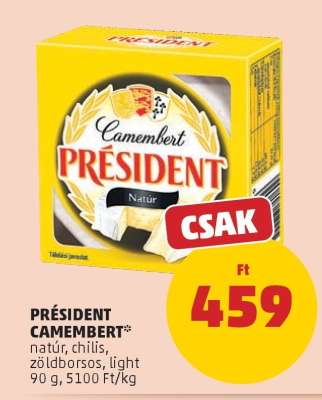 PRÉSIDENT CAMEMBERT