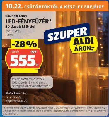 HOME CREATION LED-FÉNYFŰZÉR