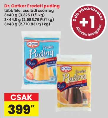 Dr. Oetker Eredeti Puding