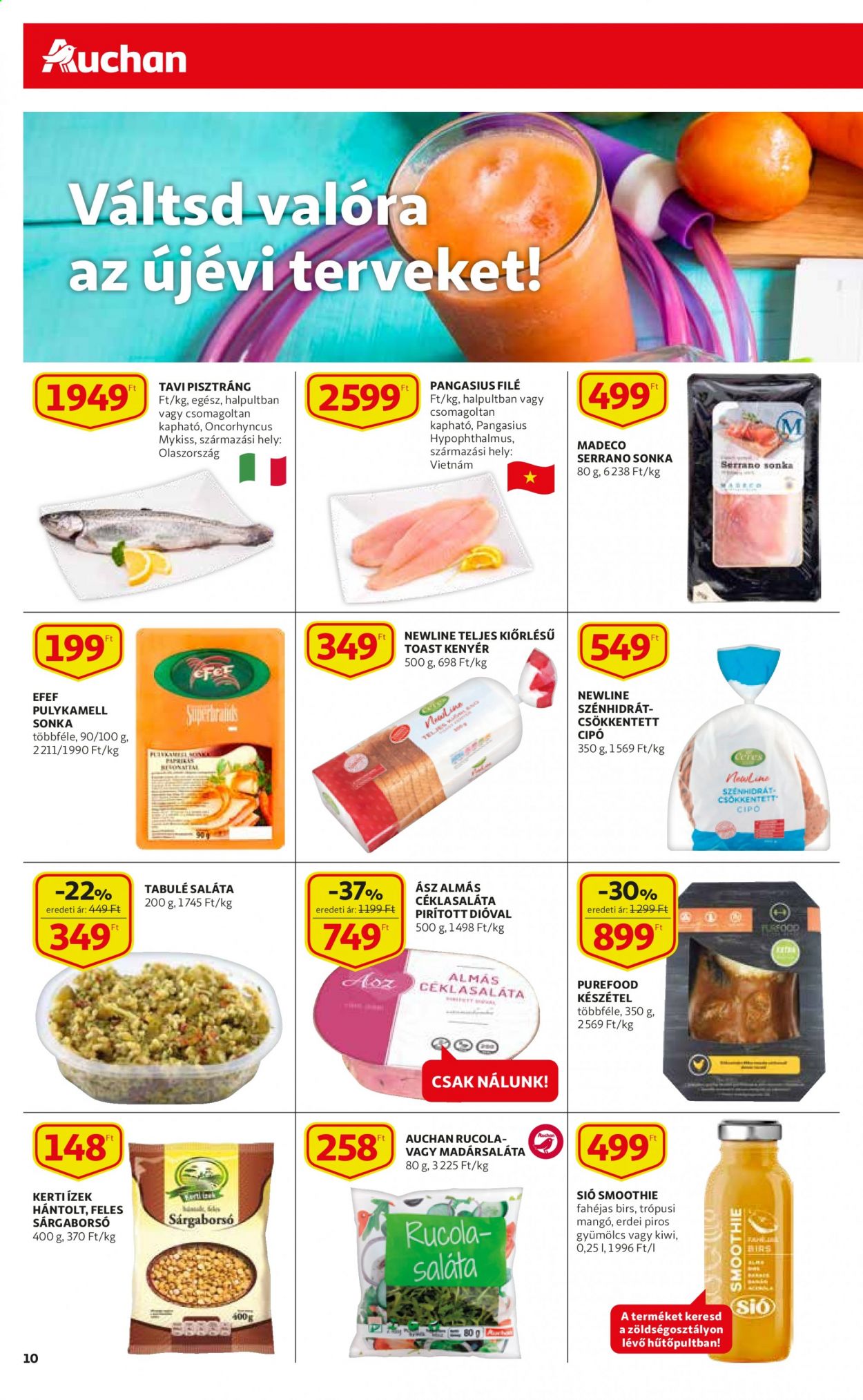 Auchan akciós újság érvényes:  - 2021.01.07 - 2021.01.13. 10. oldal