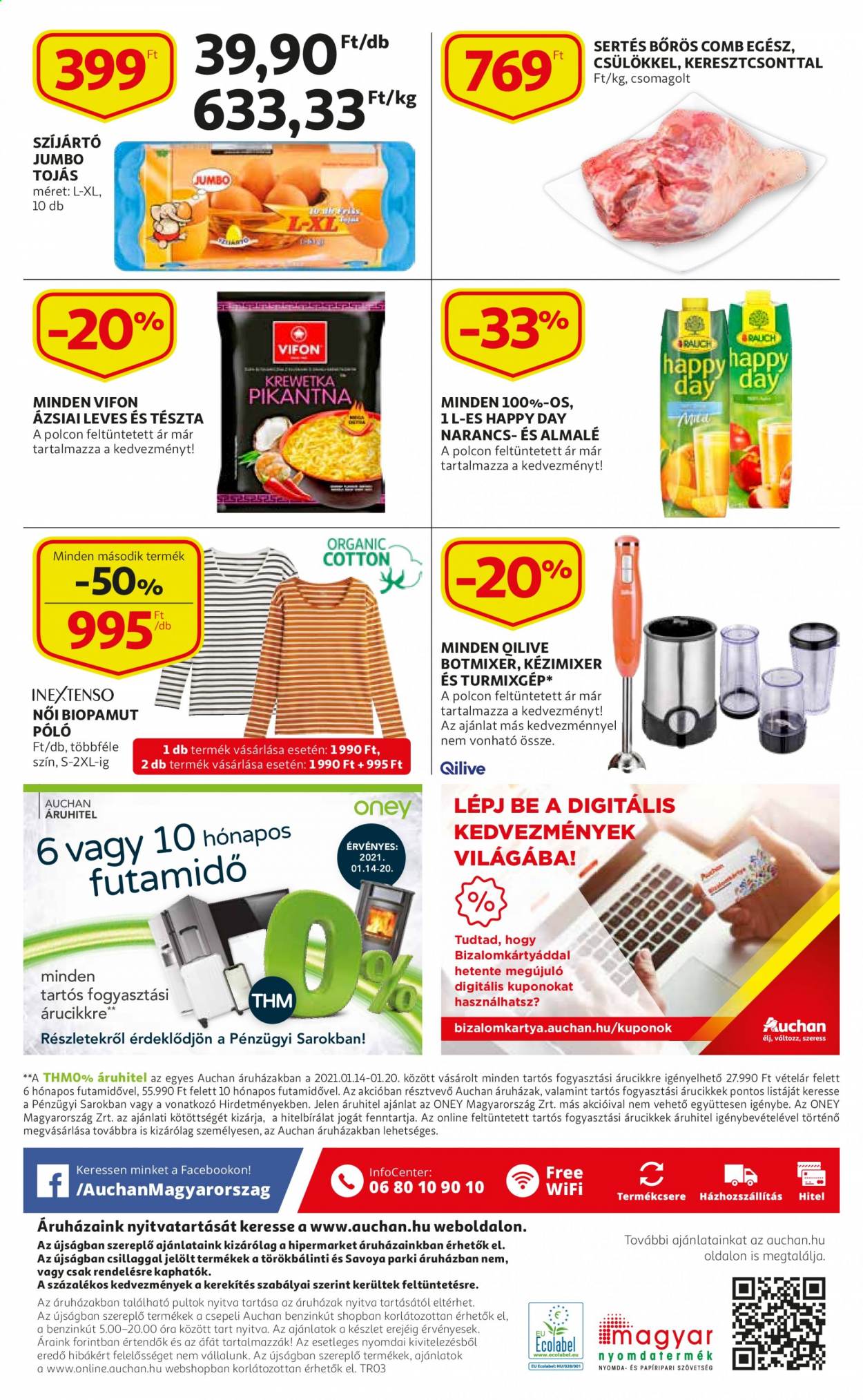Auchan akciós újság érvényes:  - 2021.01.14 - 2021.01.20. 32. oldal