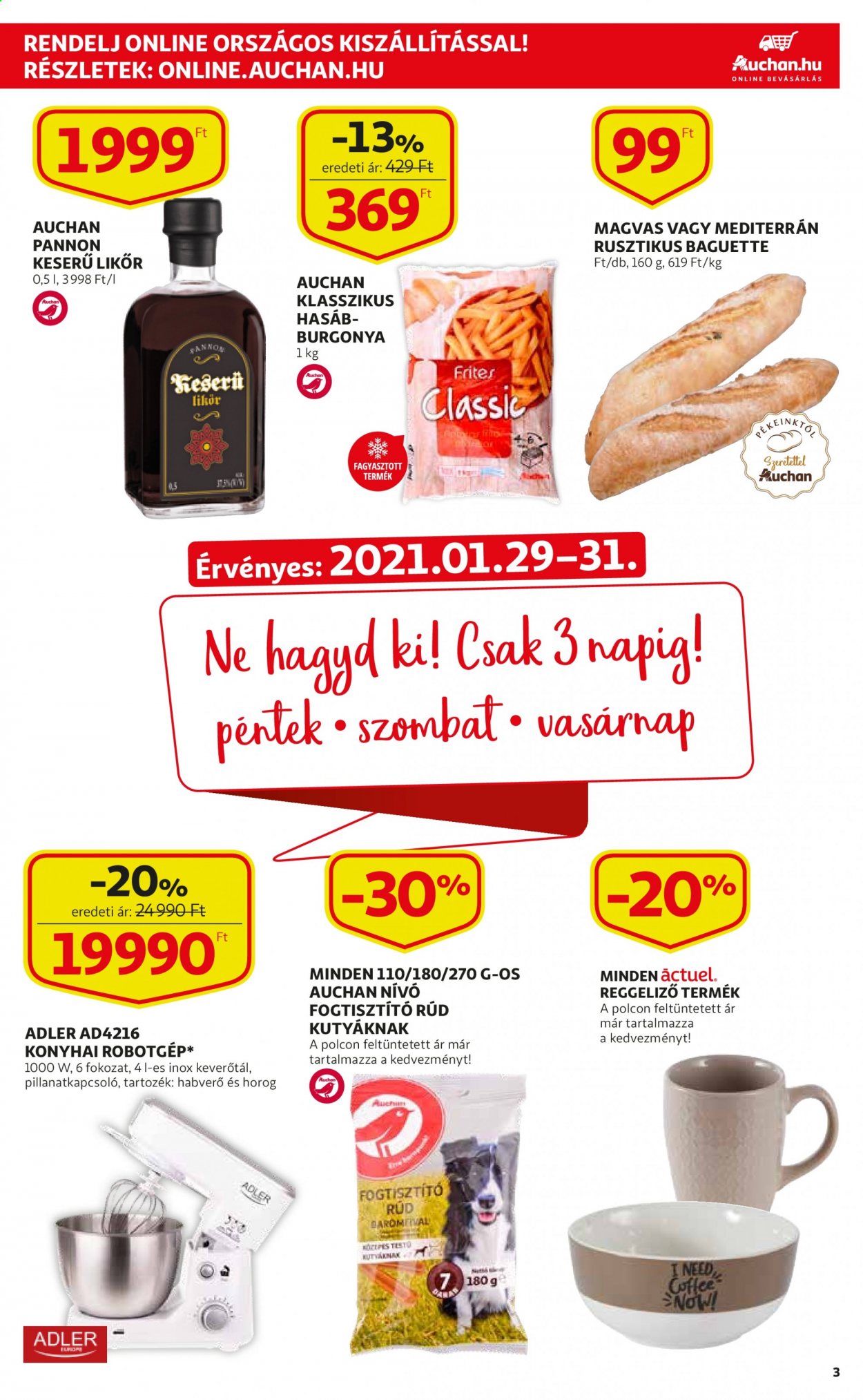 Auchan akciós újság érvényes:  - 2021.01.21 - 2021.02.03. 3. oldal