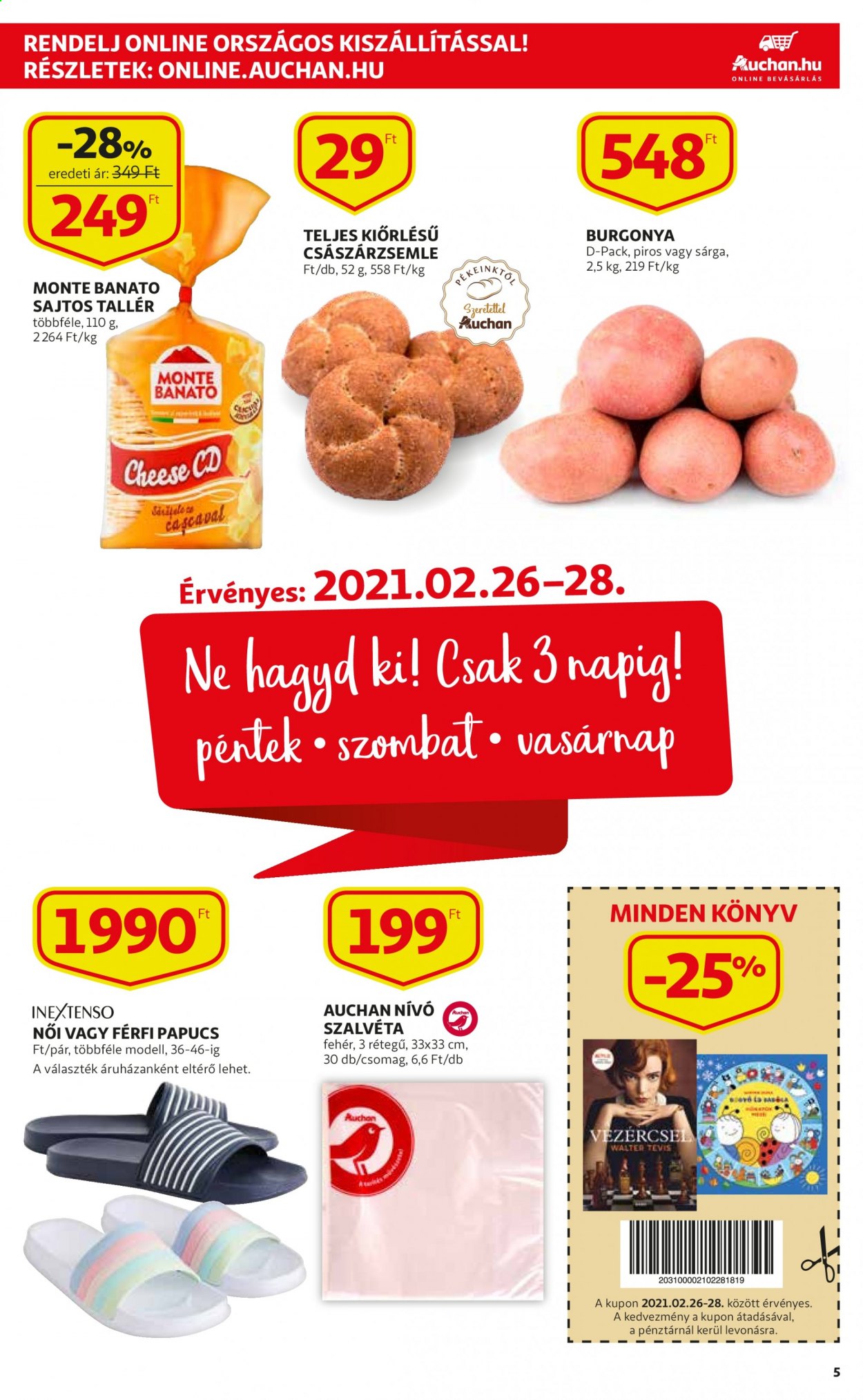 Auchan akciós újság érvényes:  - 2021.02.25 - 2021.03.03. 5. oldal