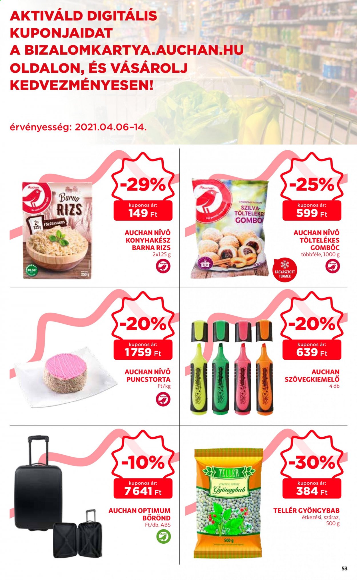Auchan akciós újság érvényes:  - 2021.04.06 - 2021.04.14. 53. oldal