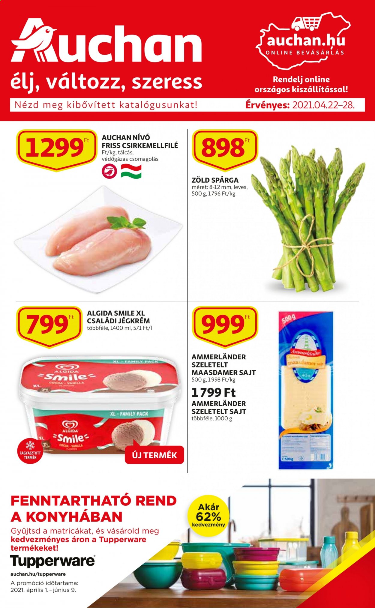 Auchan akciós újság érvényes:  - 2021.04.22 - 2021.04.28. 1. oldal