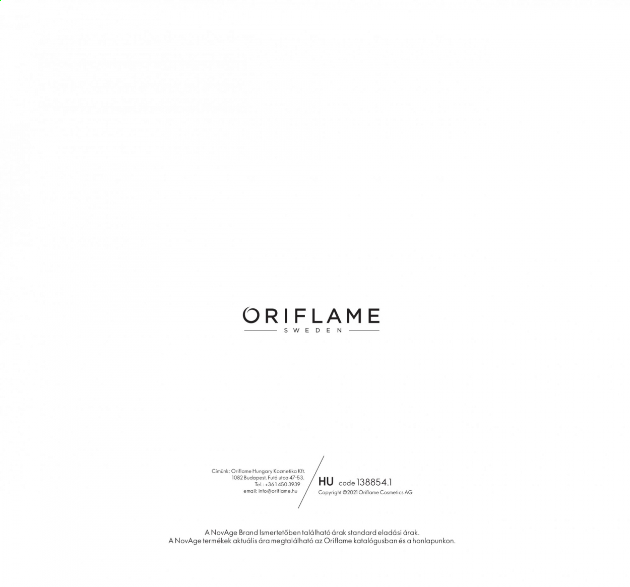Oriflame akciós újság érvényes: . 72. oldal