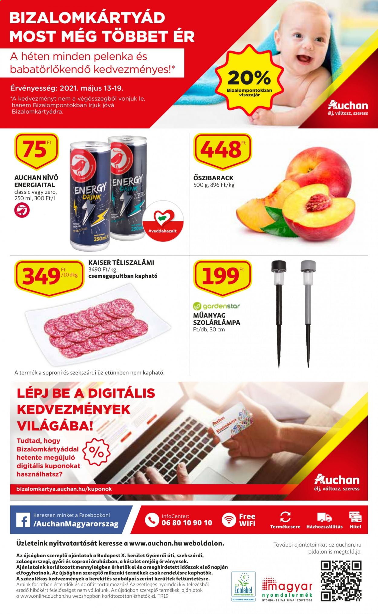 Auchan akciós újság érvényes:  - 2020.05.13 - 2021.05.19. 16. oldal
