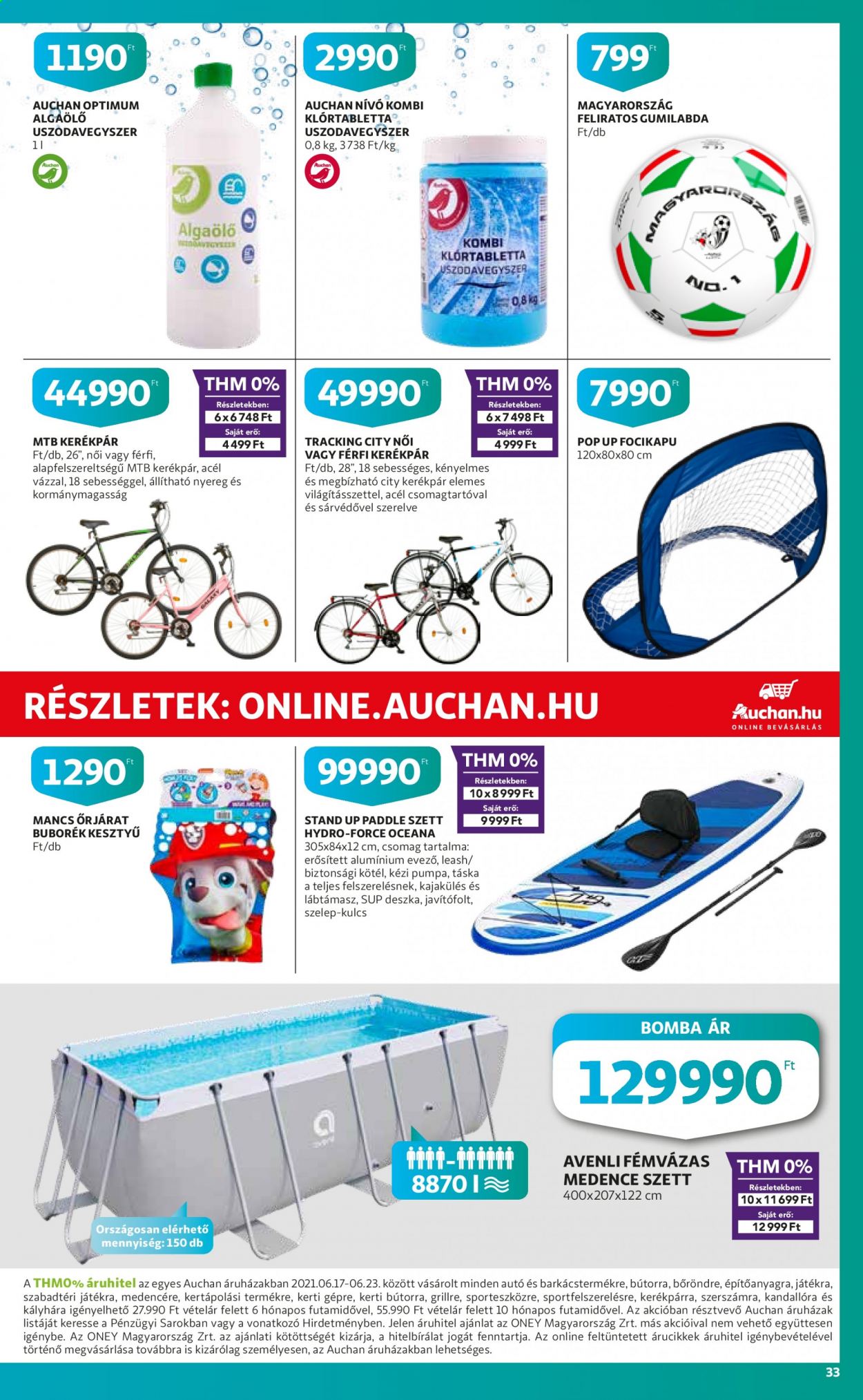 Auchan akciós újság érvényes:  - 2021.06.17 - 2021.06.23. 33. oldal