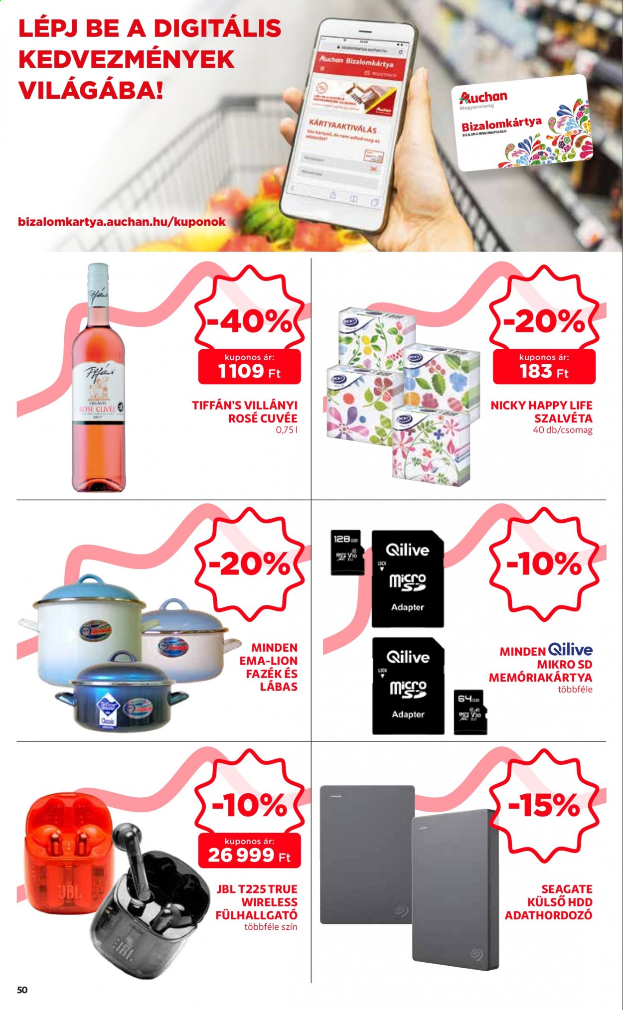 Auchan akciós újság érvényes:  - 2021.06.24 - 2021.06.30. 50. oldal