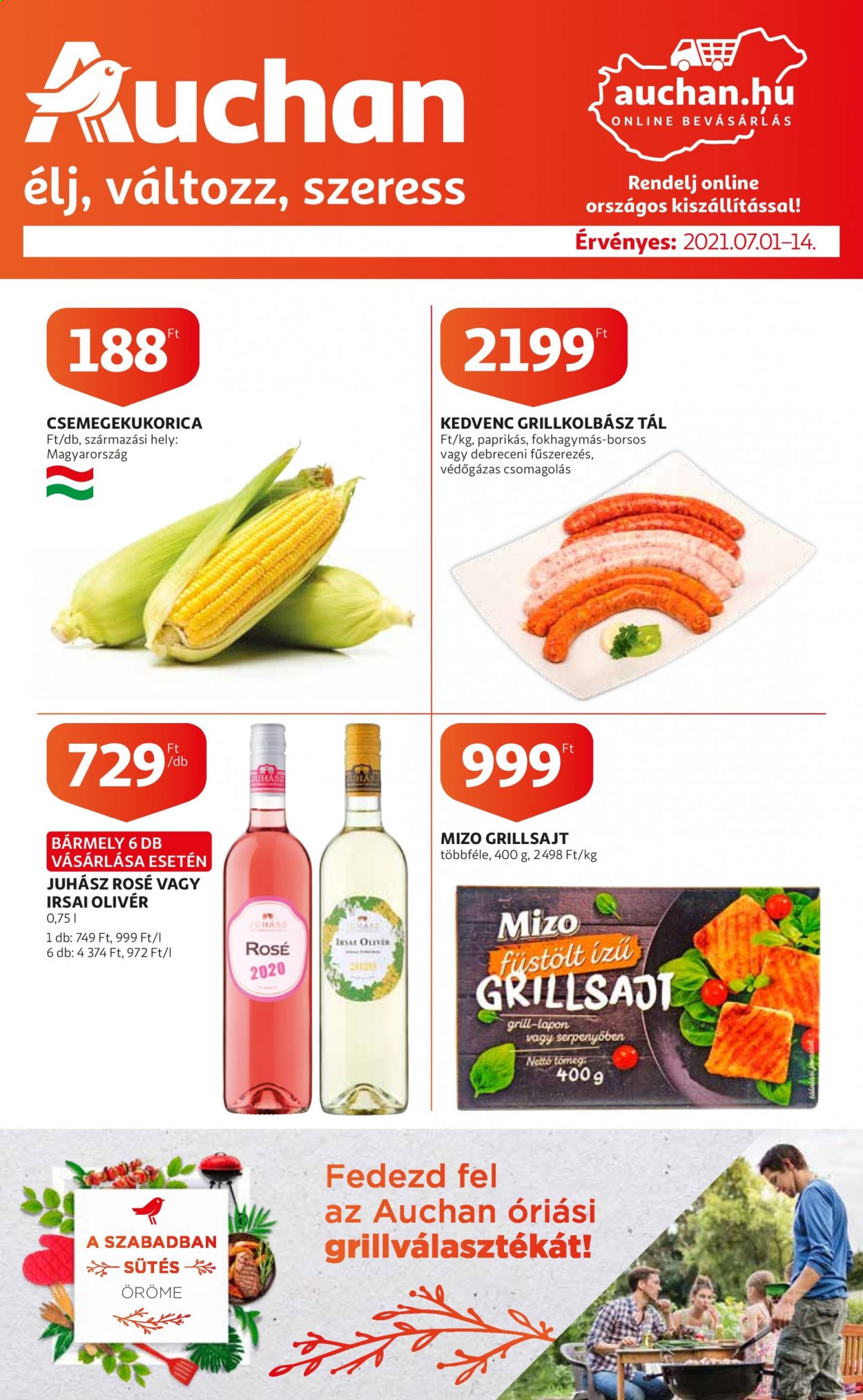 Auchan akciós újság érvényes:  - 2021.07.01 - 2021.07.14. 1. oldal