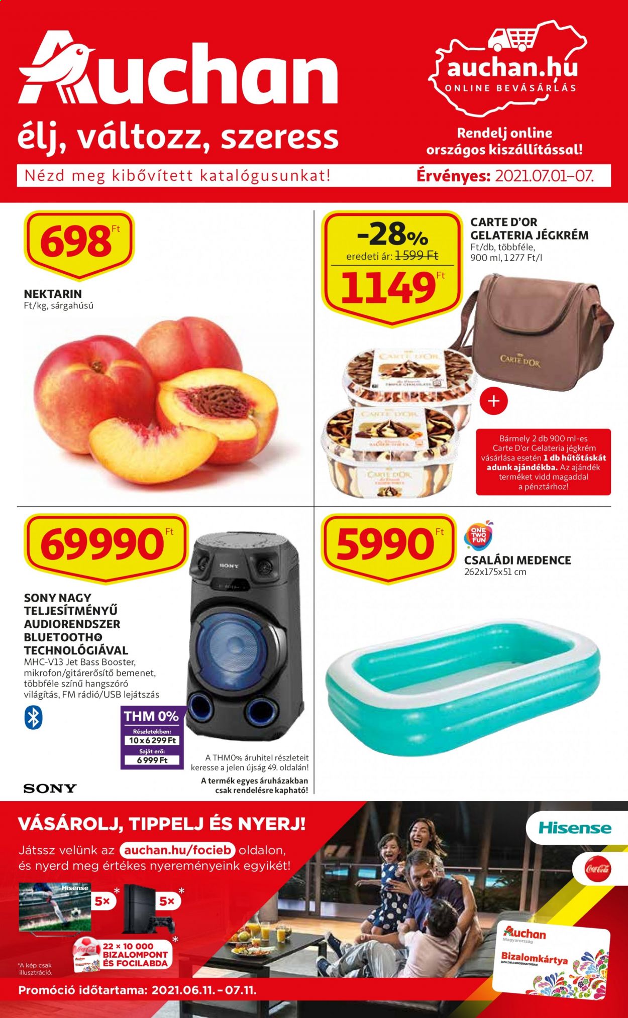 Auchan akciós újság érvényes:  - 2021.07.01 - 2021.07.07. 1. oldal