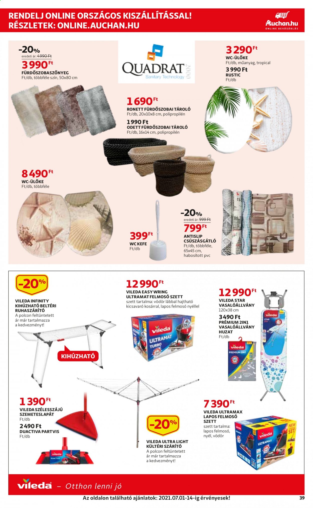 Auchan akciós újság érvényes:  - 2021.07.01 - 2021.07.07. 39. oldal