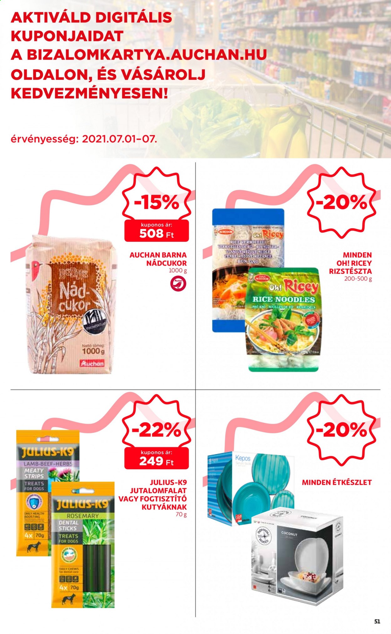 Auchan akciós újság érvényes:  - 2021.07.01 - 2021.07.07. 51. oldal