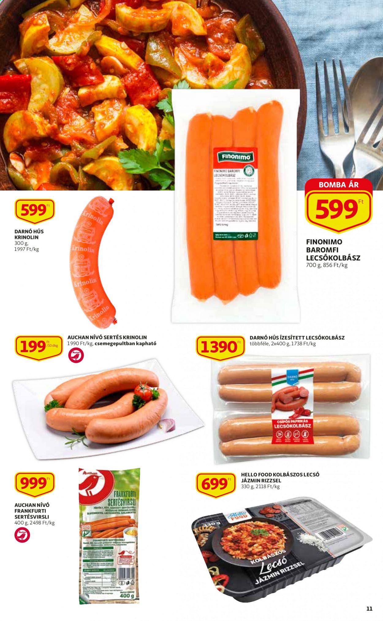 Auchan akciós újság érvényes:  - 2021.07.08 - 2021.07.14. 11. oldal