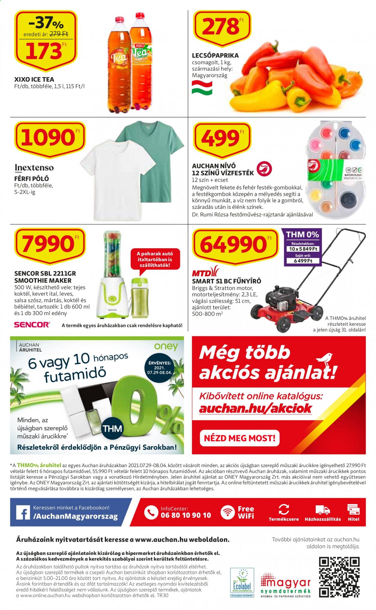 Auchan akciós újság érvényes:  - 2021.07.29 - 2021.08.04. 40. oldal