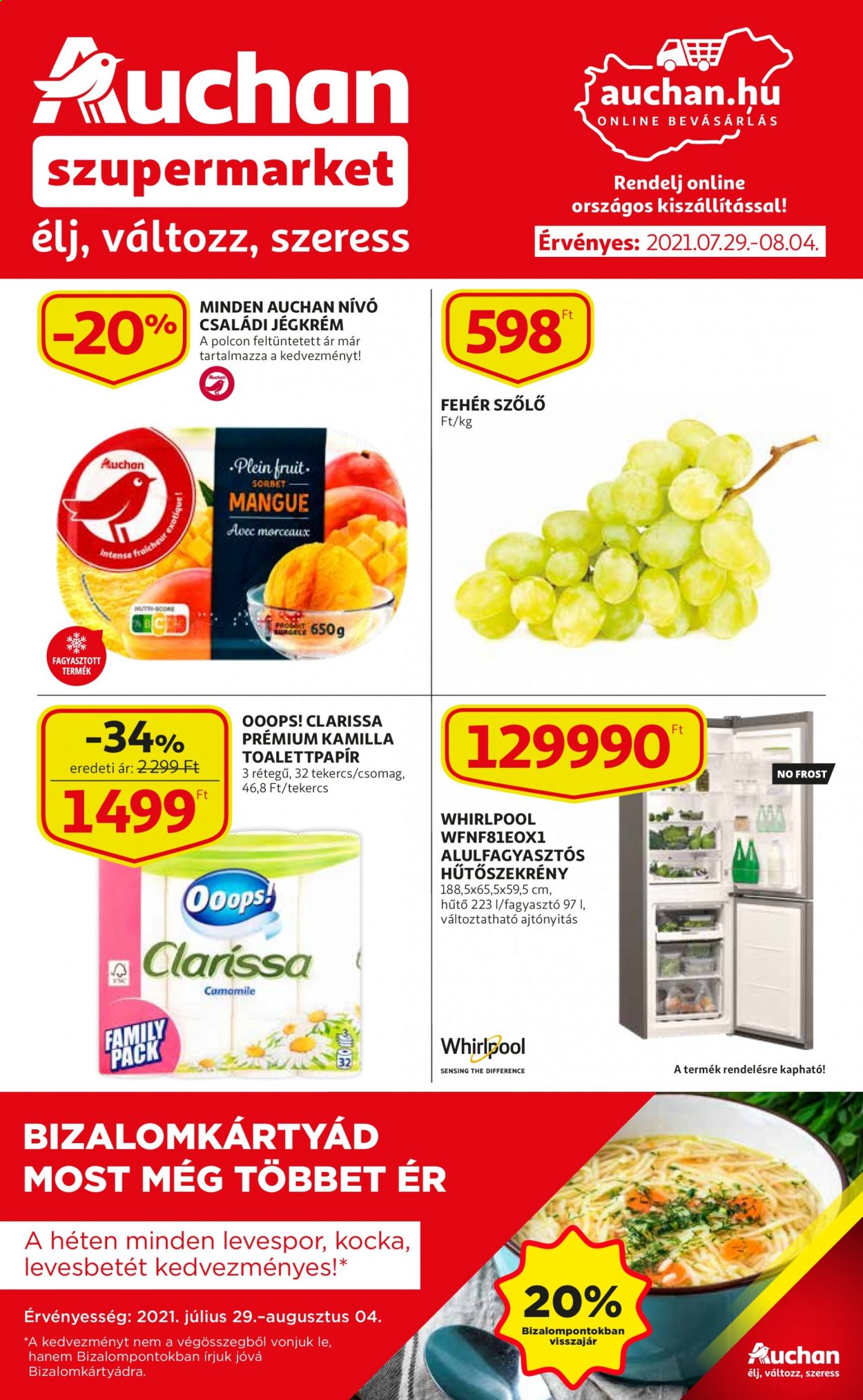 Auchan akciós újság érvényes:  - 2021.07.29 - 2021.08.04. 1. oldal