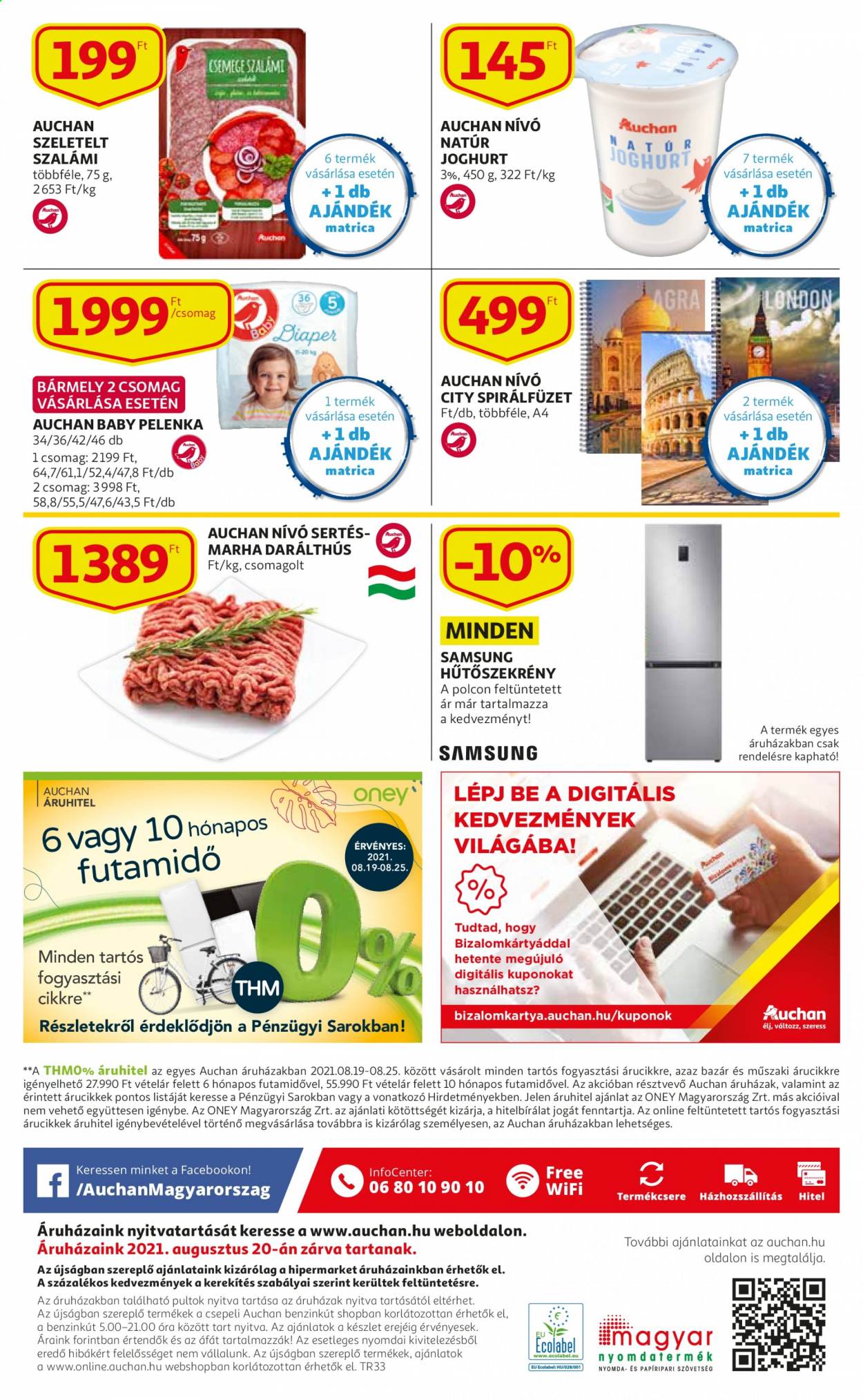 Auchan akciós újság érvényes:  - 2021.08.19 - 2021.08.25. 48. oldal