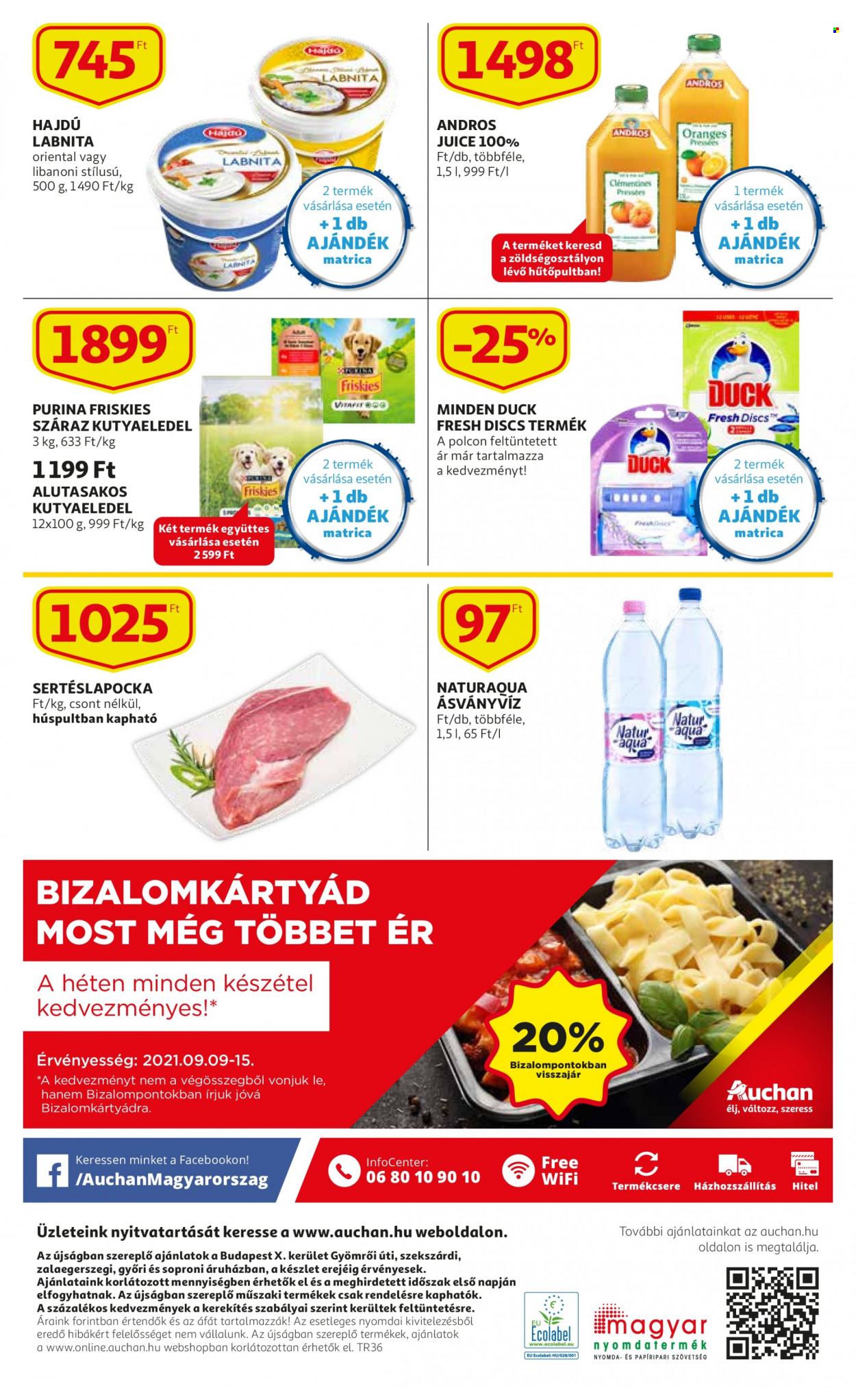 Auchan akciós újság érvényes:  - 2021.09.09 - 2021.09.15. 12. oldal