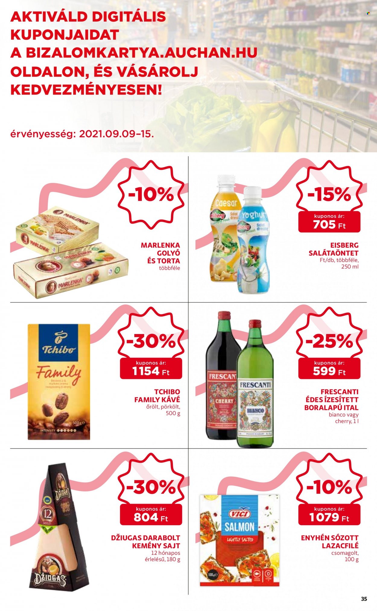 Auchan akciós újság érvényes:  - 2021.09.09 - 2021.09.15. 35. oldal