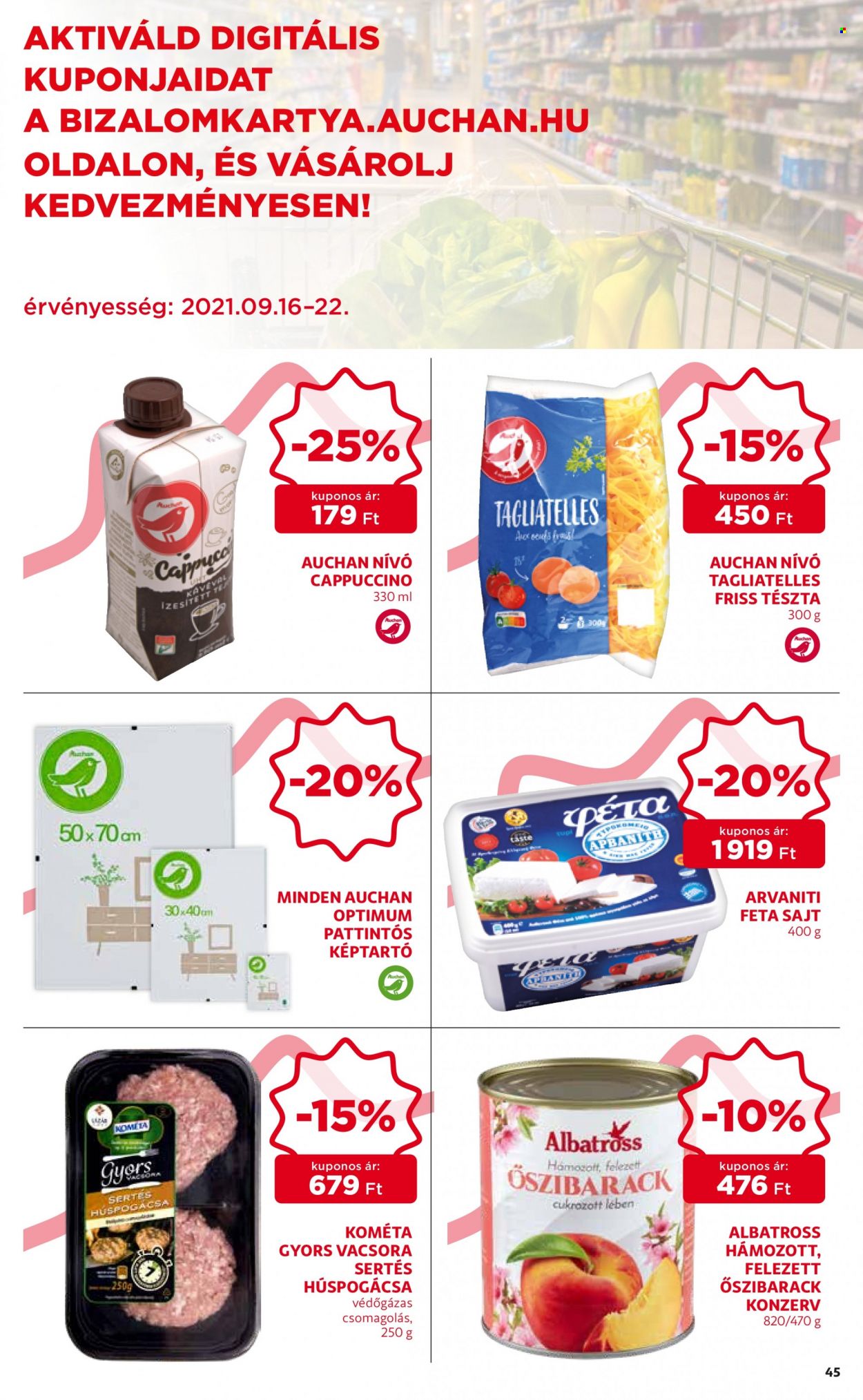 Auchan akciós újság érvényes:  - 2021.09.16 - 2021.09.22. 45. oldal
