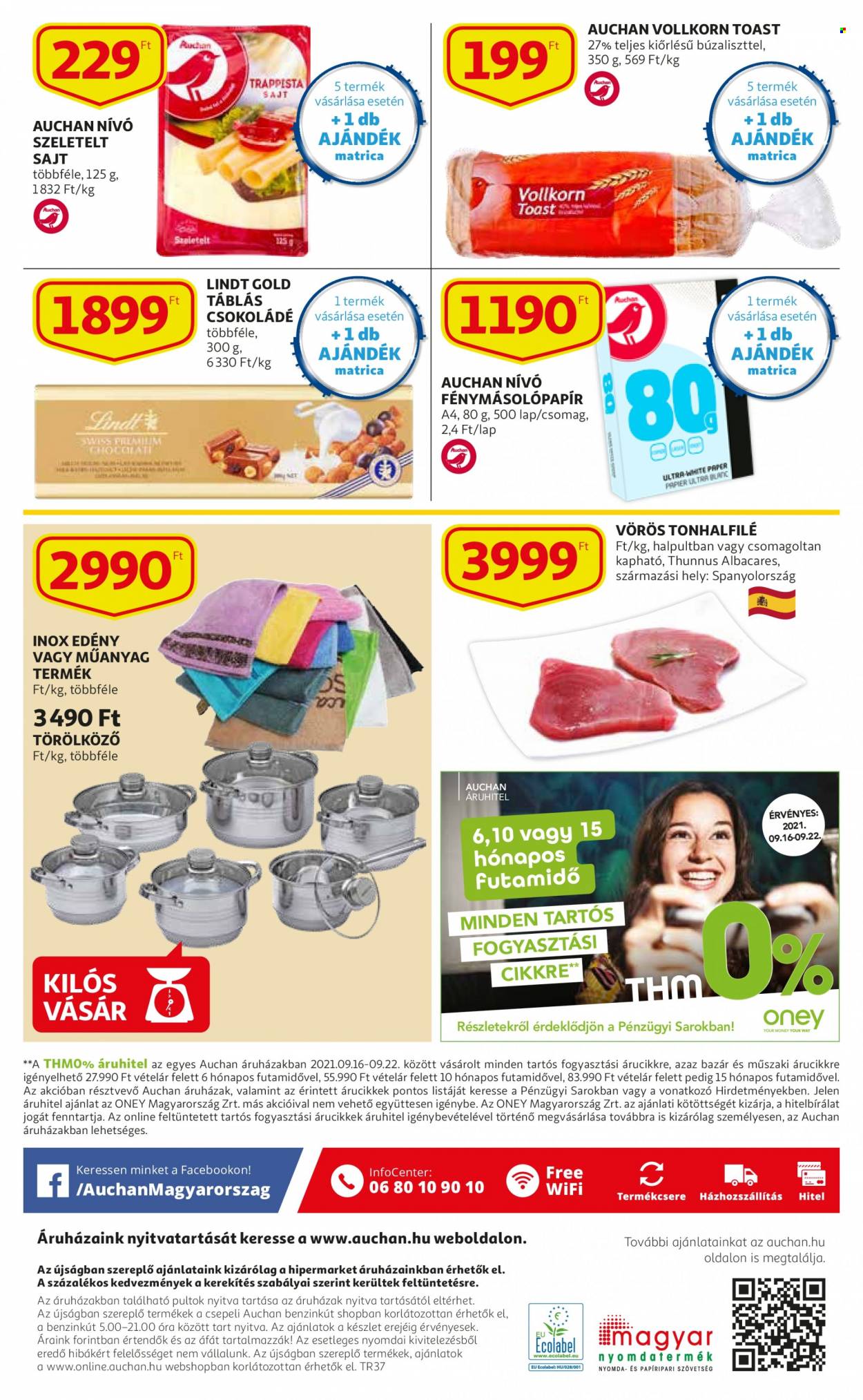 Auchan akciós újság érvényes:  - 2021.09.16 - 2021.09.22. 48. oldal