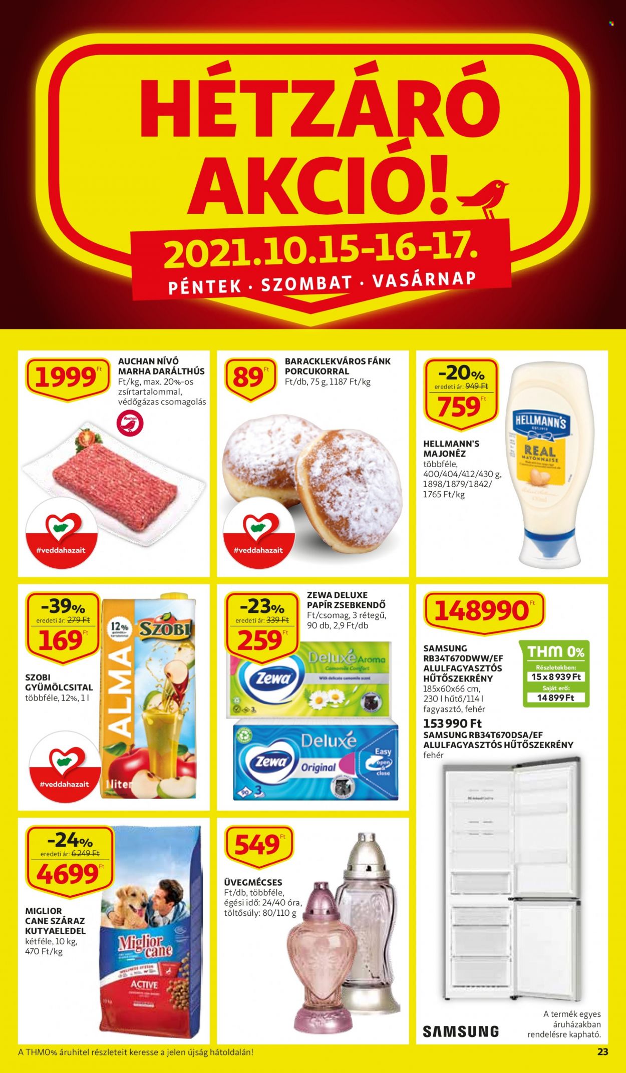 Auchan akciós újság érvényes:  - 2021.10.14 - 2021.10.20. 23. oldal