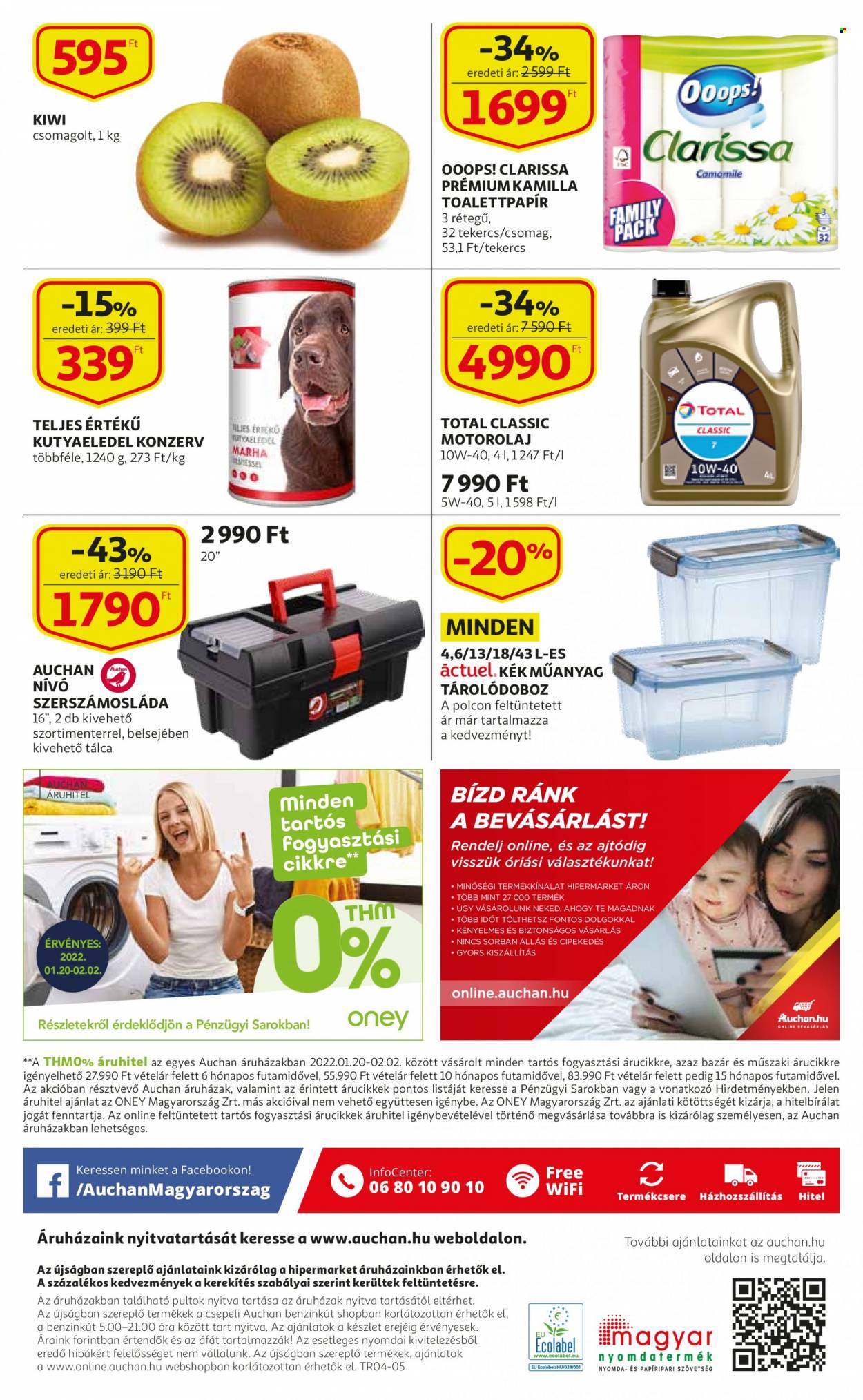 Auchan akciós újság érvényes:  - 2022.01.20 - 2022.02.02. 64. oldal