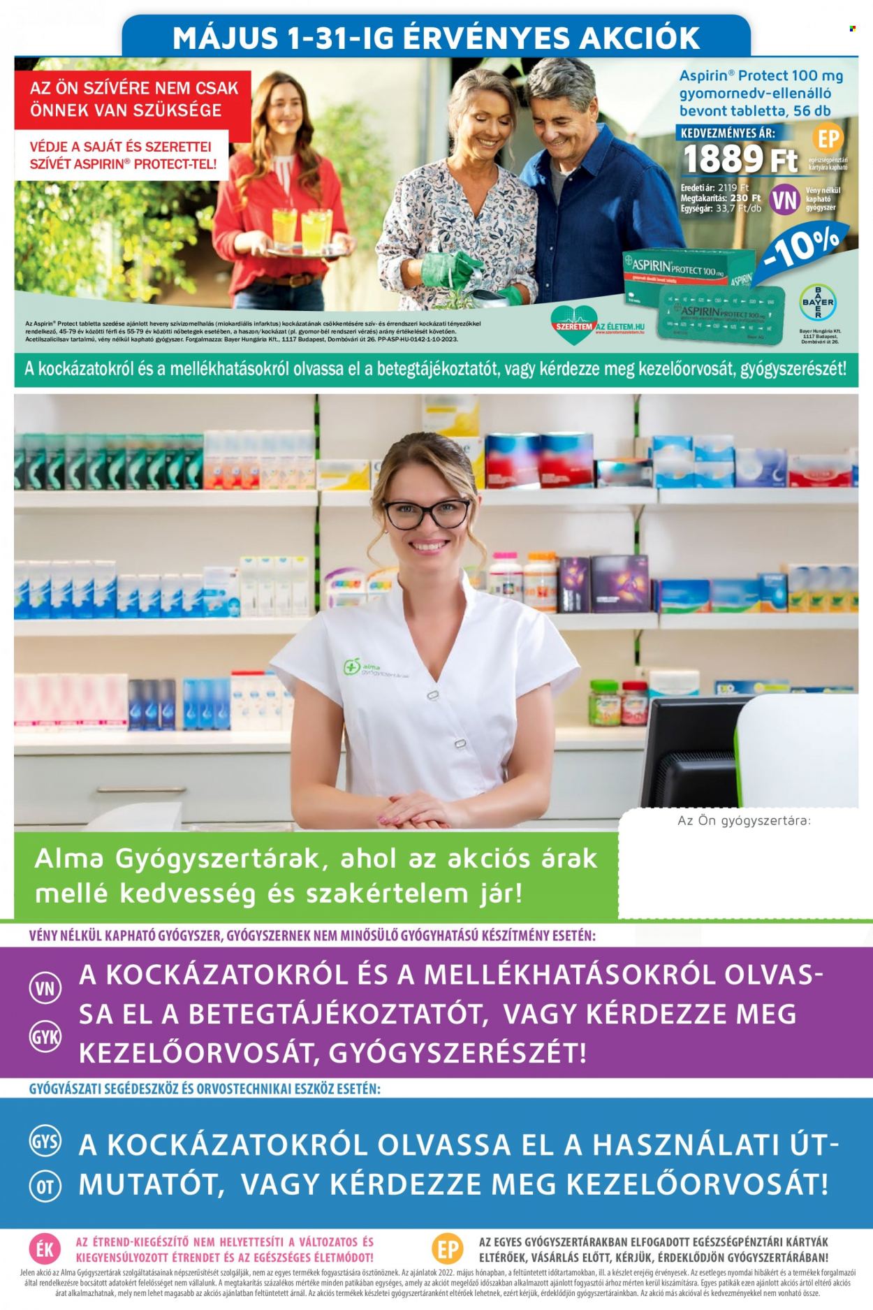 Alma Gyógyszertárak akciós újság érvényes:  - 2022.05.01 - 2022.05.31. 20. oldal