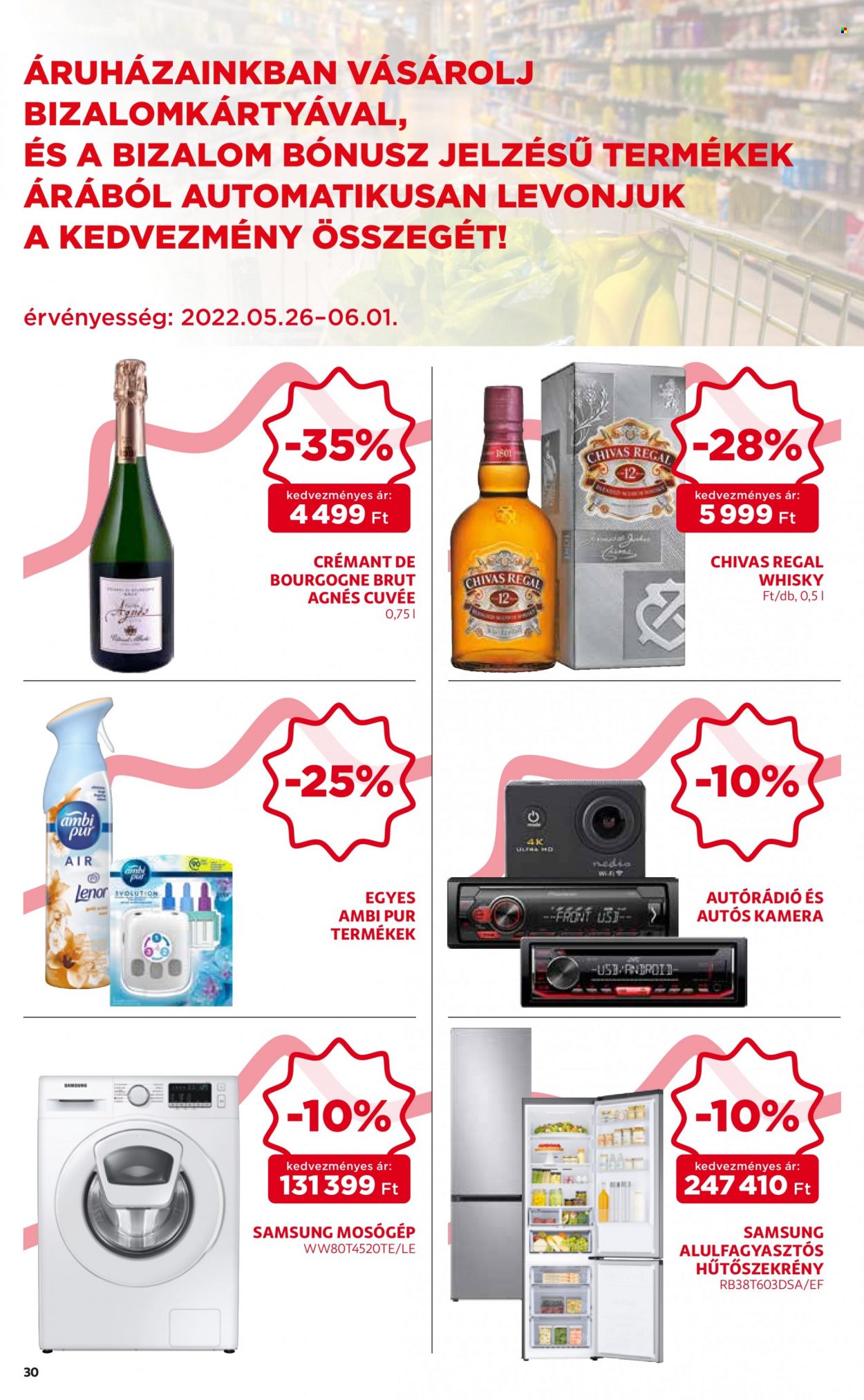 Auchan akciós újság érvényes:  - 2022.05.26 - 2022.06.01. 30. oldal
