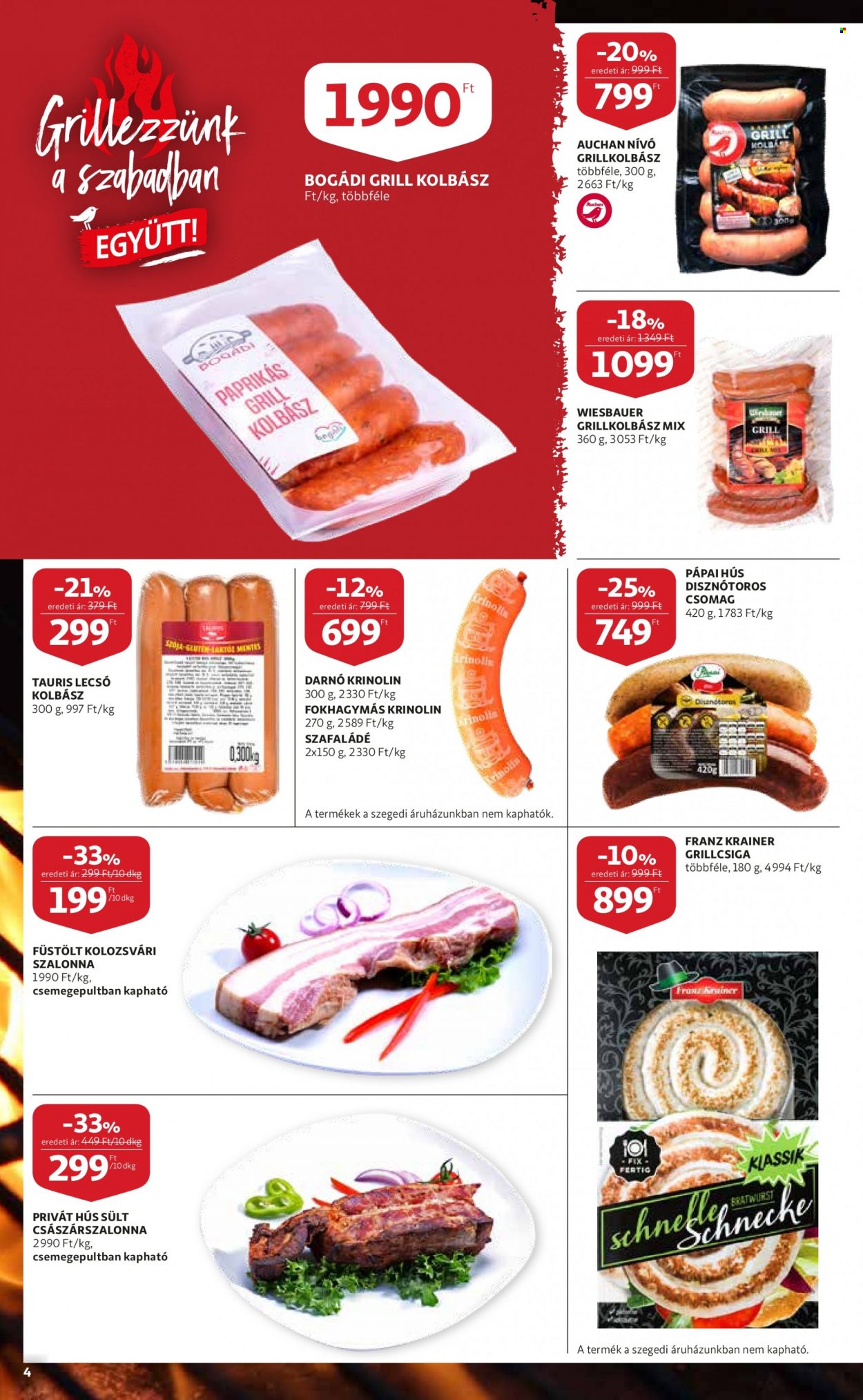 Auchan akciós újság érvényes:  - 2022.06.30 - 2022.07.06. 4. oldal