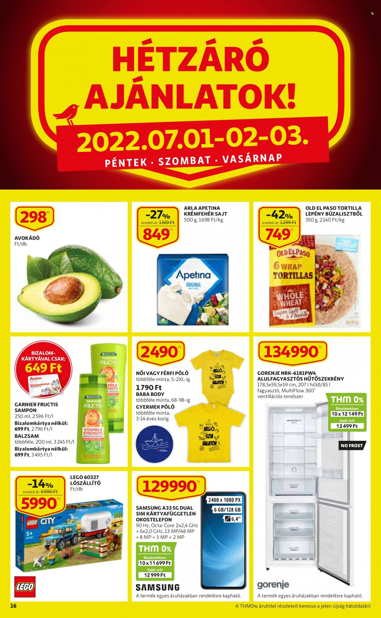 Auchan akciós újság érvényes:  - 2022.06.30 - 2022.07.06. 16. oldal