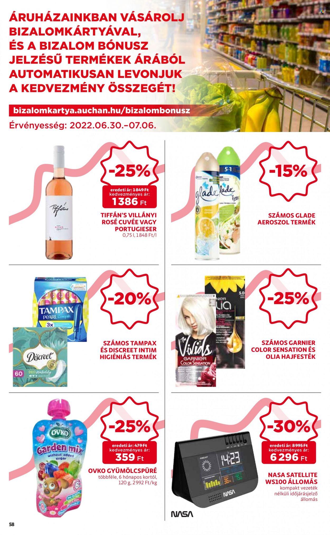 Auchan akciós újság érvényes:  - 2022.06.30 - 2022.07.06. 58. oldal